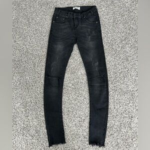 One Teaspoon Charcoal Denim Jeans Size 25